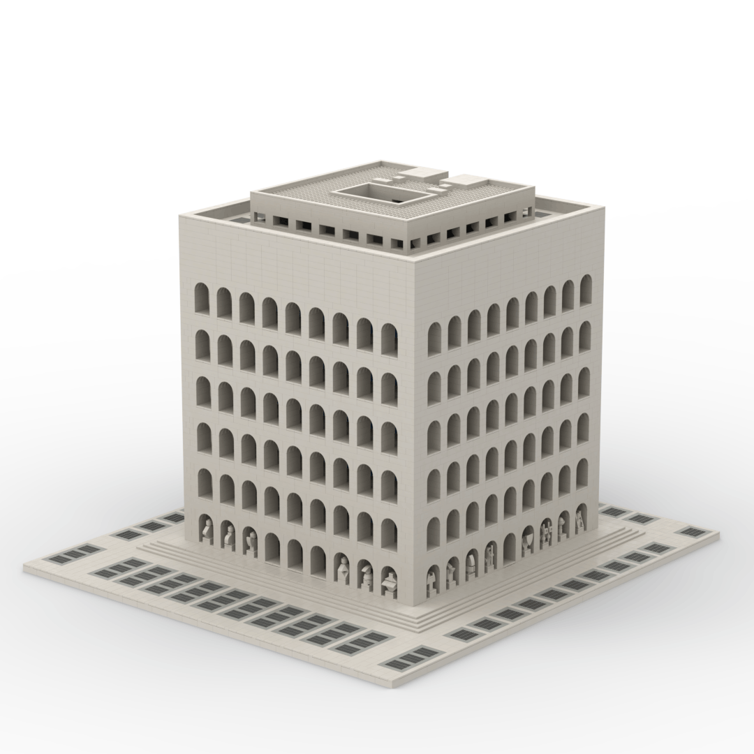 Italian civilization building ROME Lego design by Antonio Rossi