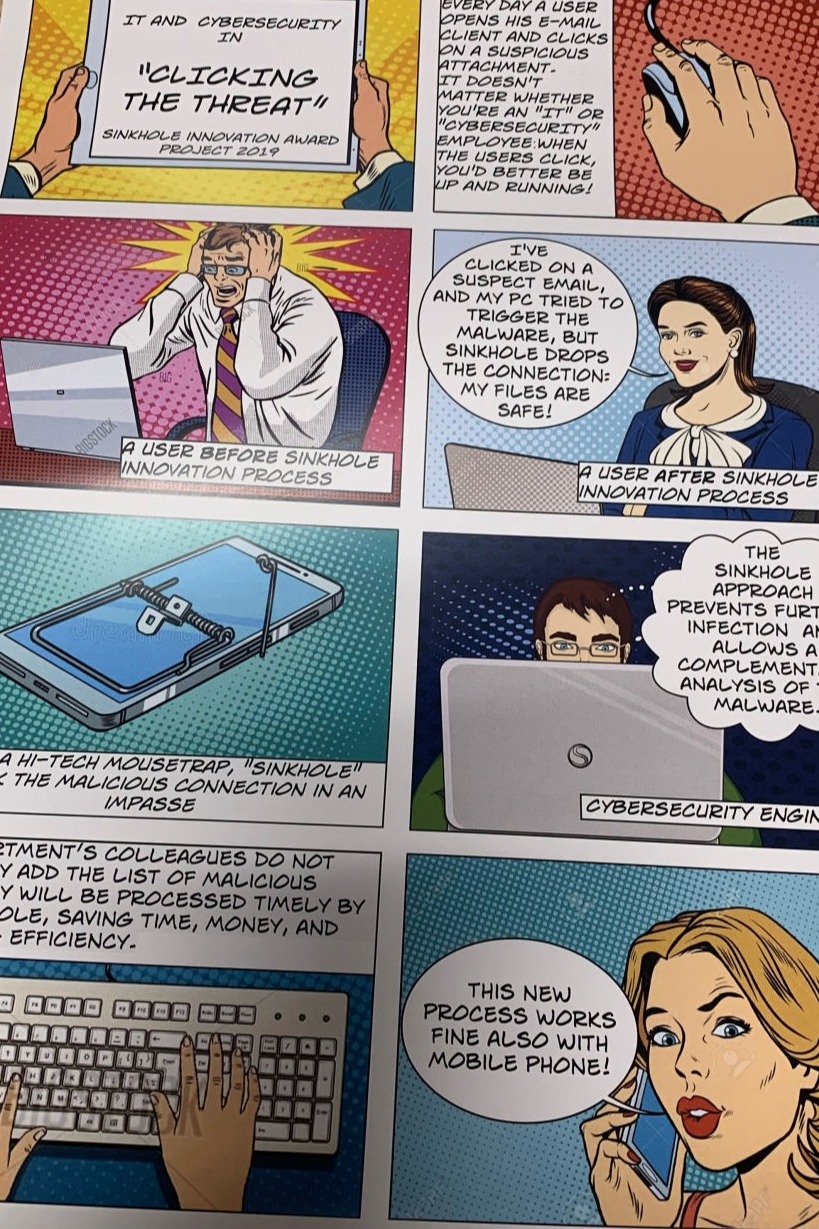 Comics to communicate cybersecurity initiatives by Antonio Rossi