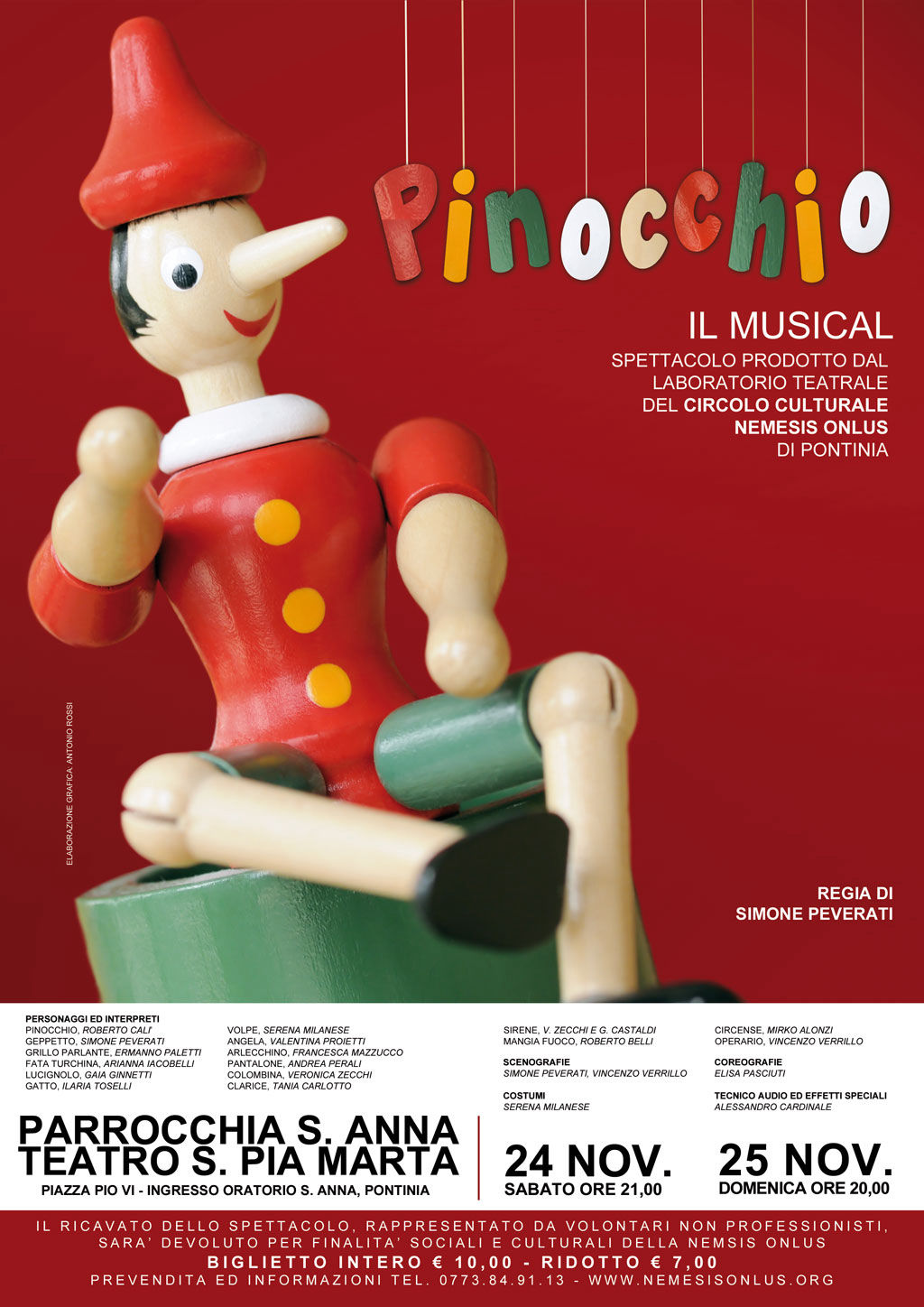 Pinocchio: the musical by Antonio Rossi