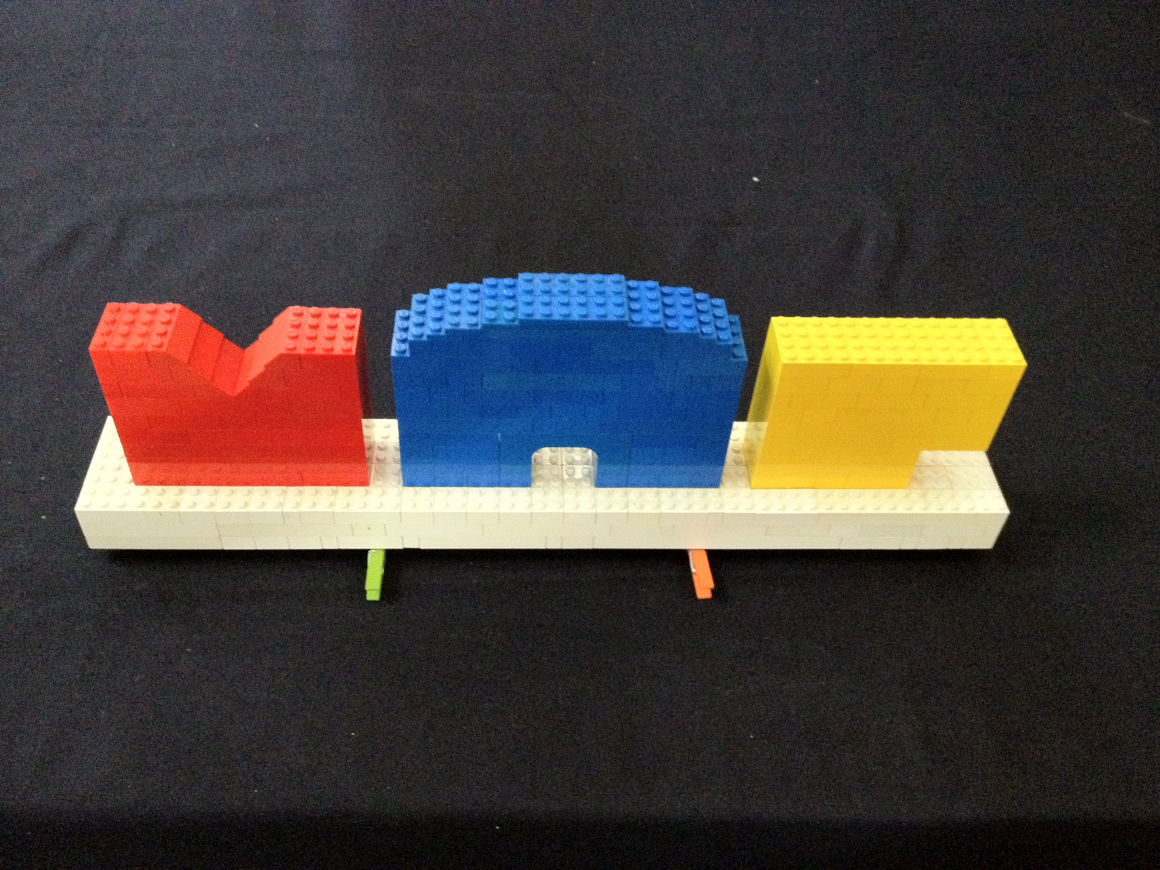 Museo Agro Pontino logo reproduced with Lego by Antonio Rossi